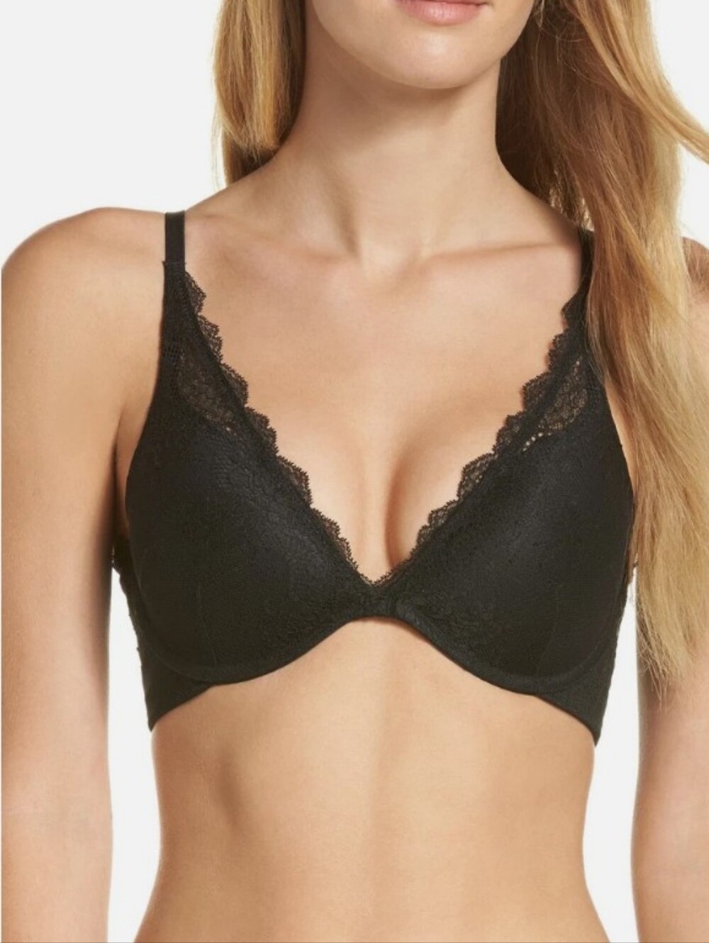 Spanx Black Lace Undietectable Bra 32D